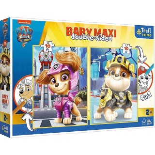 Trefl Układanka Baby MAXI 2x10 elementów Radosna drużyna Paw Patrol