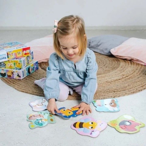 Trefl Układanka Baby Progressive Puzzle Zwierzęta egzotyczne