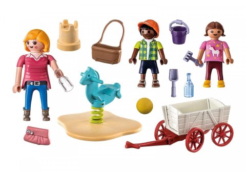 Playmobil Zestaw z figurkami City Life 71258 Starter Pack Opiekunka z wózkiem