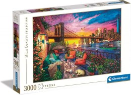 Clementoni Puzzle 3000 elementów Manhattan Balkon Zachód słońca