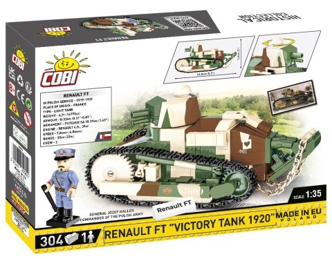 Cobi Klocki Klocki Renault FT Victory Tank 1920