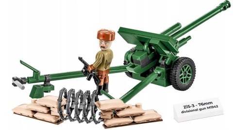 Cobi Klocki Klocki ZiS-3 76 mm Divisional Gun M1942