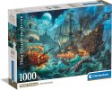 Clementoni Puzzle 1000 elementów Compact Bitwa piratów