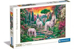 Clementoni Puzzle 2000 elementów kolekcja High Quality - Klasyczne ogrodowe jednorożce