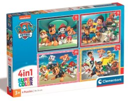 Clementoni Puzzle 4w1 Super Kolor Paw Patrol