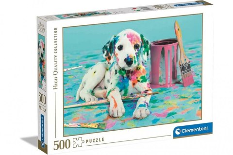 Clementoni Puzzle 500 elementów kolekcja High Quality - Śmieszny Dalmatyńczyk