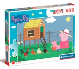 Clementoni Puzzle 60 elementów Maxi Super Kolor Świnka Peppa