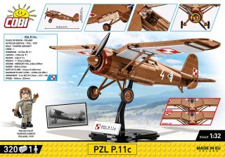 Cobi Klocki Klocki PZL P.11c