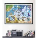 Clementoni Puzzle 1000 elementów Compact Disney Maps Frozen