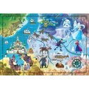 Clementoni Puzzle 1000 elementów Compact Disney Maps Frozen