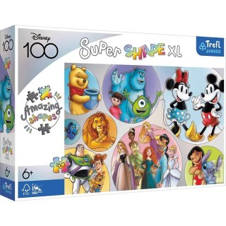 Trefl Puzzle 160 elementów XL Kolorowy świat Disney