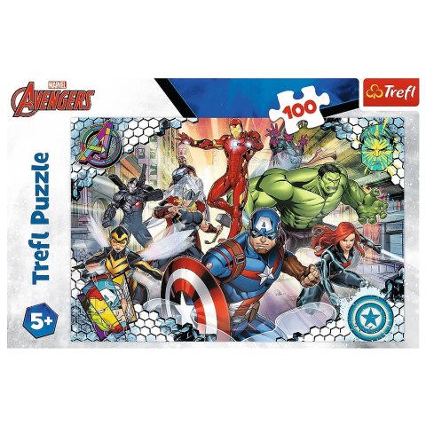 Trefl Puzzle 100 elementów Sławni Avengers