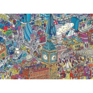 Trefl Puzzle 1000 elementów UFT EYE-SPY Time Travel Londyn Anglia