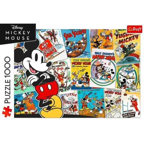 Trefl Puzzle 1000 elementów W świecie Mikiego Myszka Mickey