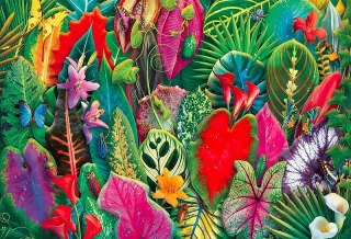 Trefl Puzzle 1500 elementów UFT Blooming Paradise Tropical Garden