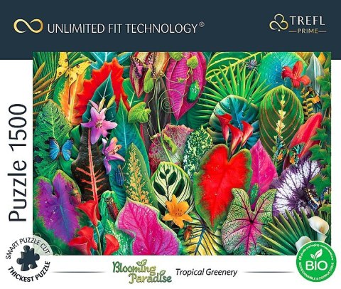 Trefl Puzzle 1500 elementów UFT Blooming Paradise Tropical Garden