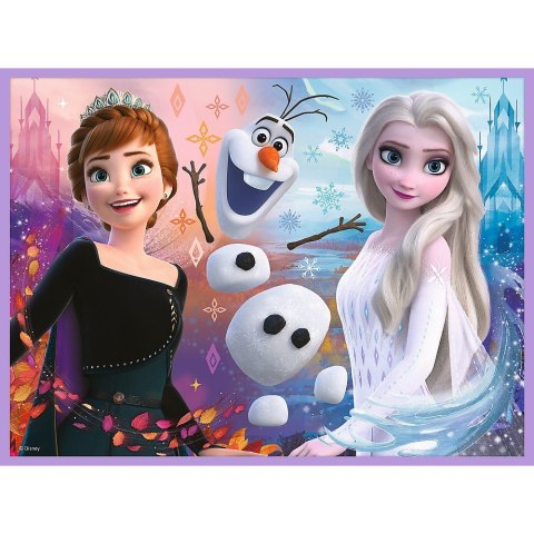 Trefl Puzzle 2w1 memos Księżniczki Kraina Lodu Frozen 2