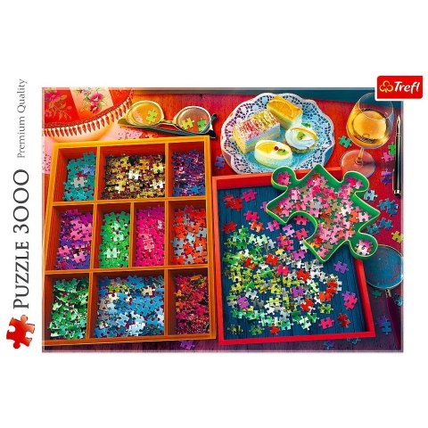 Trefl Puzzle 3000 elementów Wieczór z puzzlami