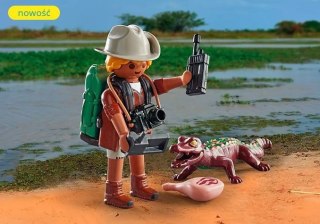 Playmobil Zestaw z figurką Special Plus 71168 Badacz z aligatorem