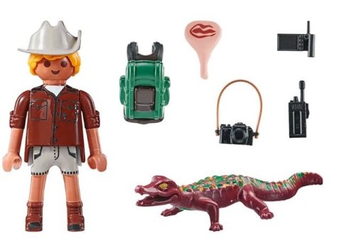 Playmobil Zestaw z figurką Special Plus 71168 Badacz z aligatorem