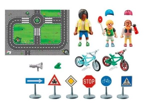 Playmobil Zestaw z figurkami City Life 71332 Kurs rowerowy