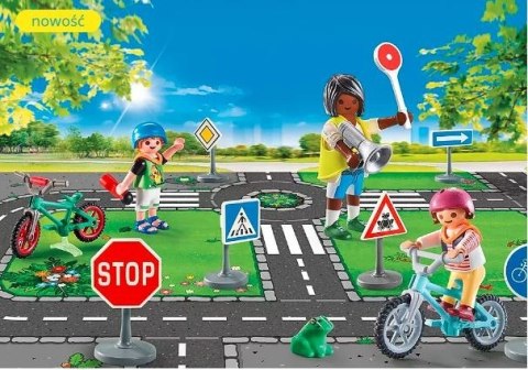 Playmobil Zestaw z figurkami City Life 71332 Kurs rowerowy