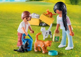 Playmobil Zestaw z figurkami Country 71309 Rodzina kotków