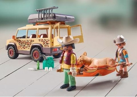 Playmobil Zestaw z figurkami Wiltopia 71293 Z samochodem terenowym wśród lwów