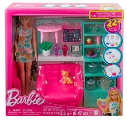 Mattel BARBIE Lalka relaks w kafejce