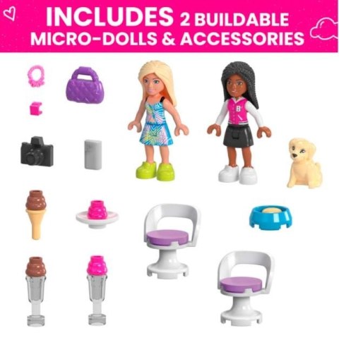 Mattel Klocki Barbie Mega Kabriolet i stoisko