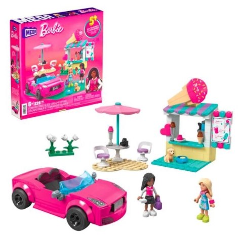 Mattel Klocki Barbie Mega Kabriolet i stoisko