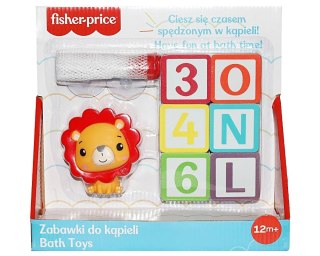 Epee Zabawka do kąpieli Literki cyferki + Figurka Lew Fisher Price