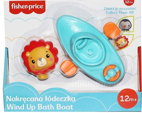 Fisher Price Zabawka do kąpieli Łódeczka Lew