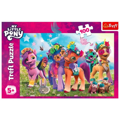 Trefl Puzzle 100 elementów Zabawne Kucyki My Little Pony