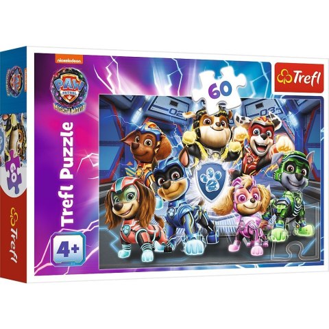 Trefl Puzzle 60 elementów Przygody bohaterów Psi Patrol Paw Patrol