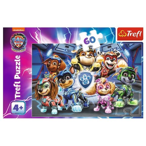 Trefl Puzzle 60 elementów Przygody bohaterów Psi Patrol Paw Patrol