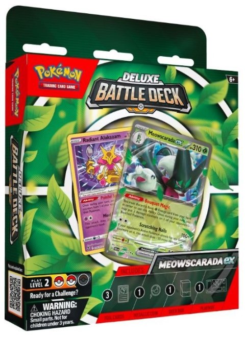 Pokemon TCG Karty Deluxe Battle Deck Meowscarada ex