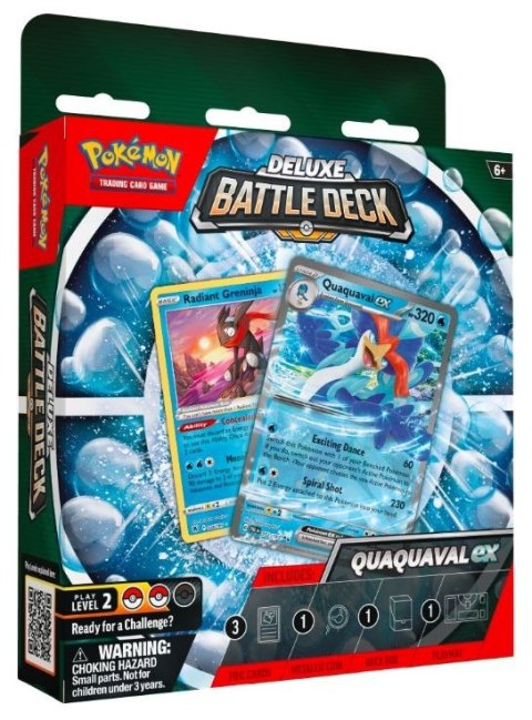 Pokemon TCG Karty Deluxe Battle Deck Quaquaval ex