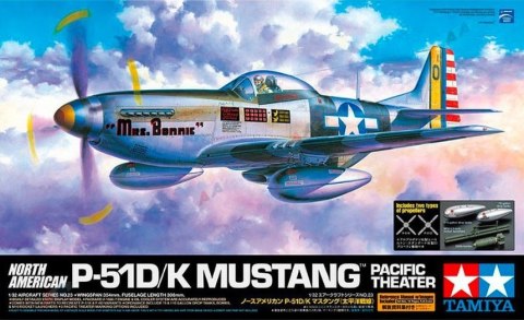 Tamiya Model plastikowy P-51D/K Mustang Pacific 1/32