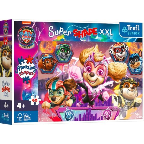 Trefl Puzzle 60 elementów XXL Super Shape Psi Patrol