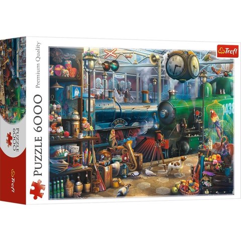 Trefl Puzzle 6000 elementów Stacja kolejowa