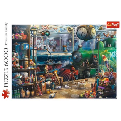 Trefl Puzzle 6000 elementów Stacja kolejowa