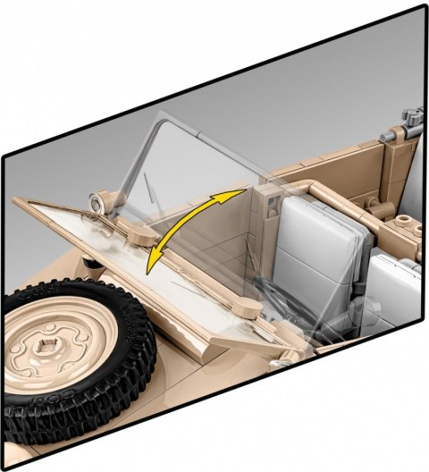 Cobi Klocki Klocki Kubelwagen Personenkraft wagen Typ 82