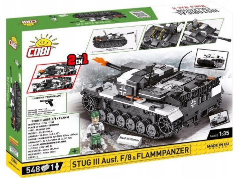 Cobi Klocki Klocki StuG III Ausf.F/8 & Flammpanzer