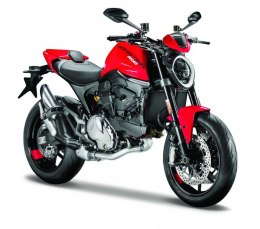 Maisto Model metalowy Motocykl Ducati Monster 2021 1/18 z podstawką