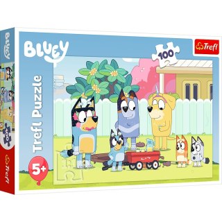 Trefl Puzzle 100 elementów Wesoły świat Bluey