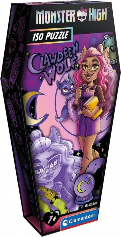 Clementoni Puzzle 150 elementów Monster High Clawdeen Wolf