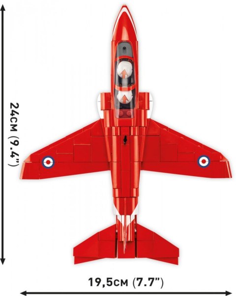 Cobi Klocki Klocki Armed Forces BAe Hawk T1 Red Arrows 389 klocków