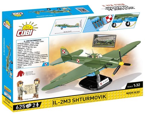 Cobi Klocki Klocki Historical Collection WWI IL-2M3 Shturmovik 625 klocki