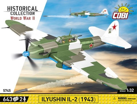 Cobi Klocki Klocki Historical Collection WWII Ilyushin IL-2 1943 643 klocki